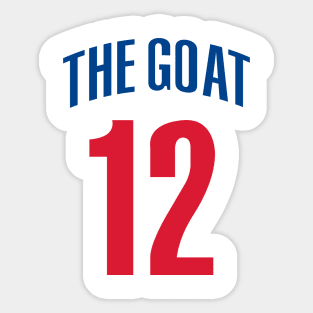 the best goat Sticker